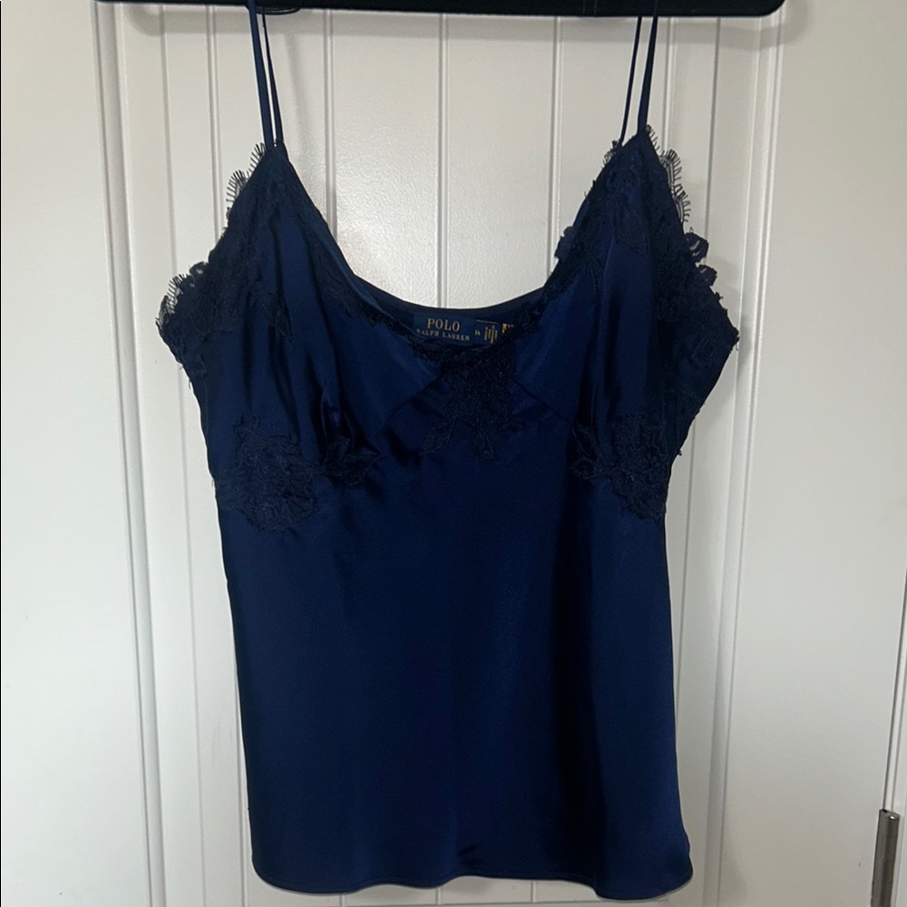 Polo by Ralph Lauren Blue Sleeveless Camisole